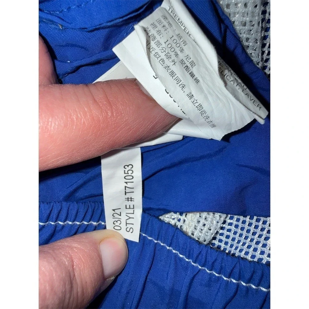 Nautica Men's Swim Trunks Board Shorts‎ Blue Drawstring Mesh XL resort vacation